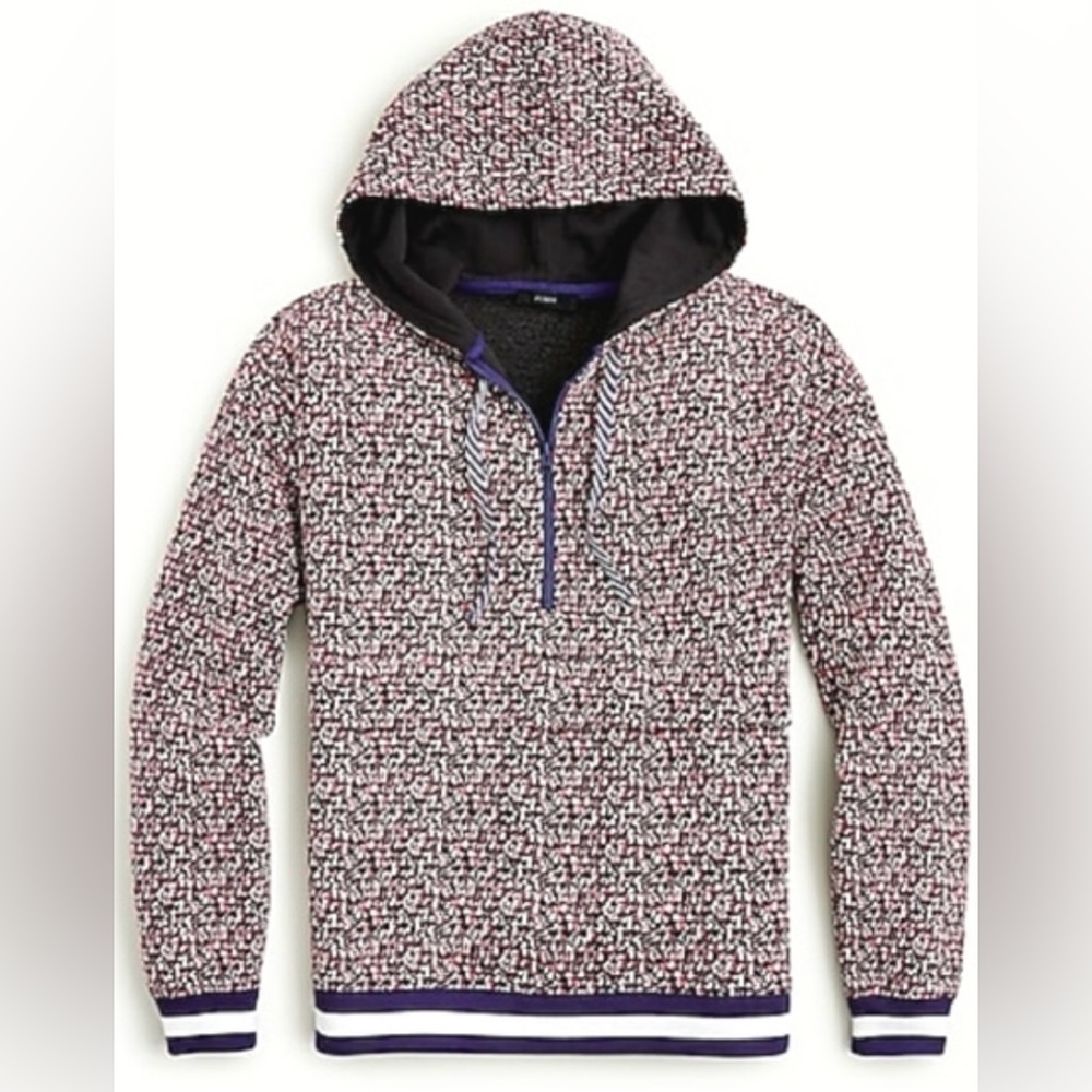 J. CREW Women’s Speckled Jacquard
Anorak, SIZE LARGE